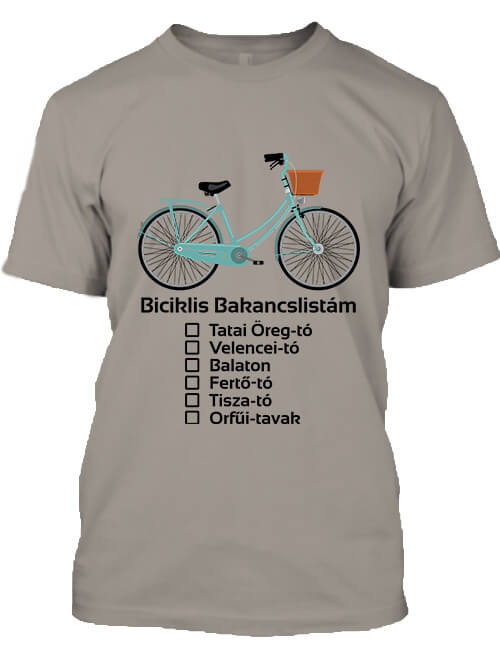 Biciklis bakancslista - Férfi póló