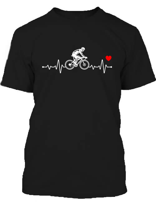 Biciklis EKG - Férfi póló