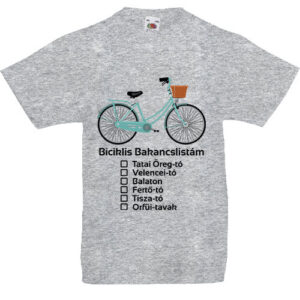 Biciklis bakancslista- Gyerek póló