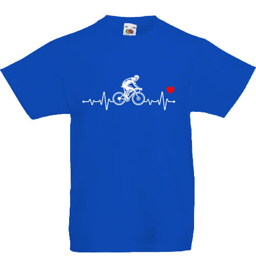 Biciklis EKG- Gyerek póló