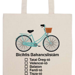 Biciklis bakancslista- Prémium hosszú fülű táska