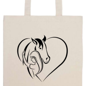 Horse love- Prémium hosszú fülű táska