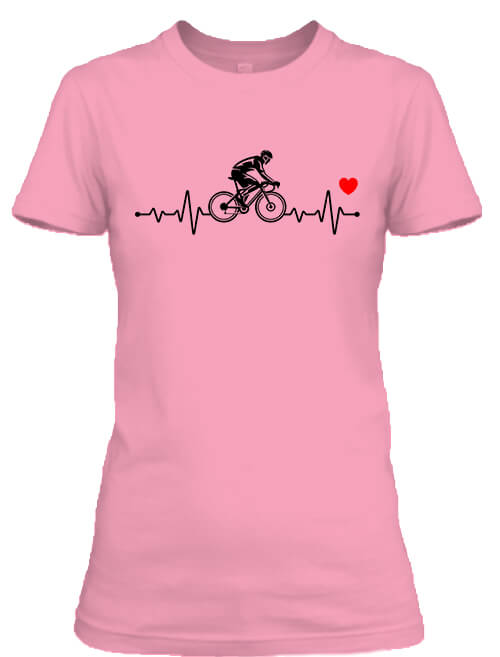 Biciklis EKG - Női póló