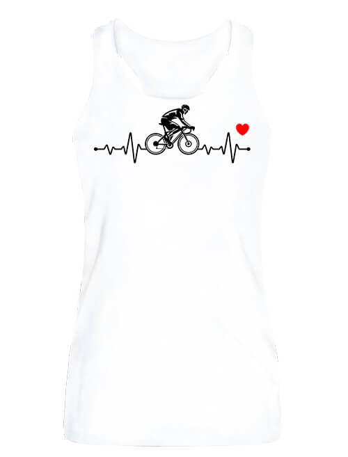 Biciklis EKG - Női ujjatlan póló
