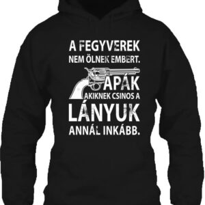 Apák csinos lánya – Unisex kapucnis pulóver