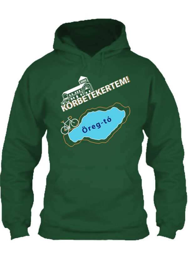 Körbetekertem Tatai Öreg-tó - Unisex kapucnis pulóver