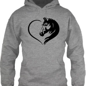 Ló szerelem – Unisex kapucnis pulóver