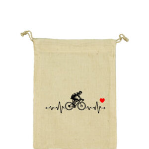 Biciklis EKG – Vászonzacskó kicsi
