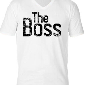The boss 1 – Férfi V nyakú póló