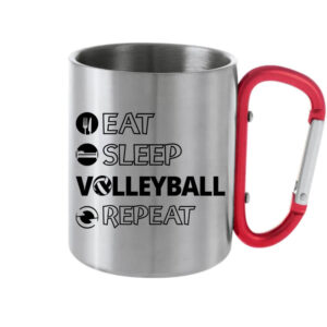 Eat sleep volleyball repeat – Karabineres bögre