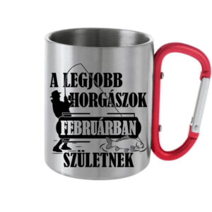 Februári horgászok – Karabineres bögre