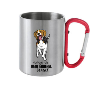 Hallom de nem érdekel beagle – Karabineres bögre