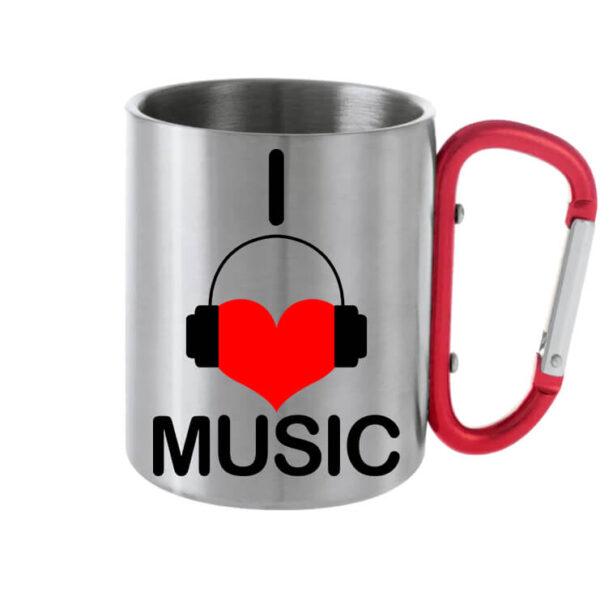 I love music - Karabineres bögre