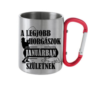 Januári horgászok – Karabineres bögre