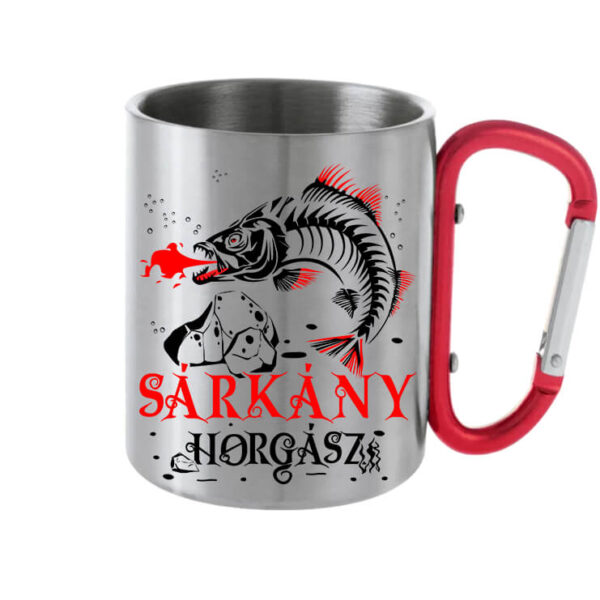 Sárkány süllő horgász - Karabineres bögre