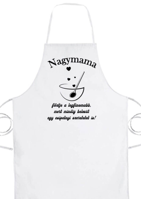 Nagymama főztje- Prémium kötény