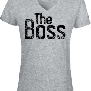 The boss 1 – Női V nyakú póló