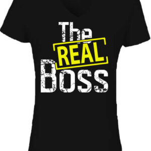 The real boss 1 – Női V nyakú póló