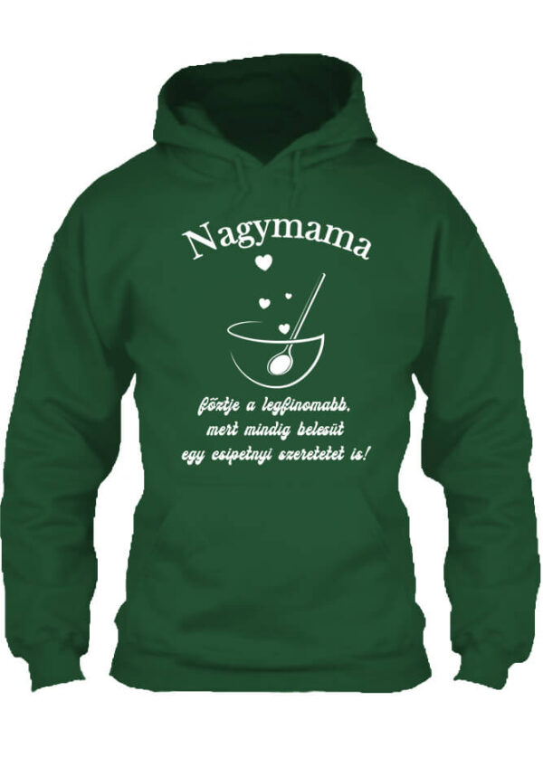 Nagymama főztje - Unisex kapucnis pulóver