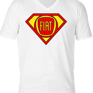 Super Fiat – Férfi V nyakú póló