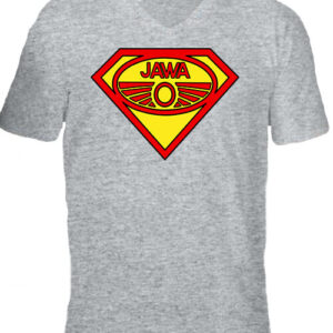 Super Jawa – Férfi V nyakú póló
