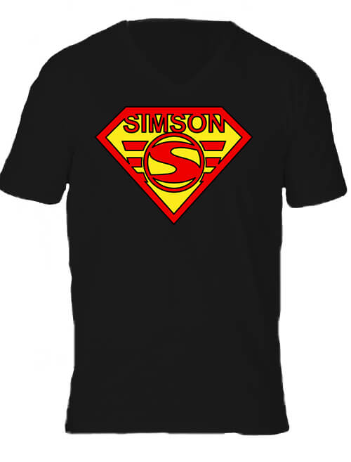 Super Simson – Férfi V nyakú póló