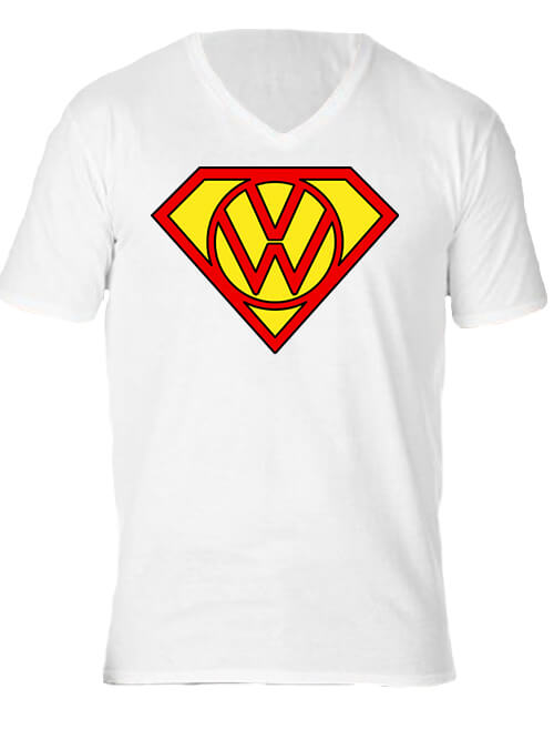 Super Volkswagen – Férfi V nyakú póló