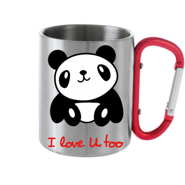 I love you too panda - Karabineres bögre