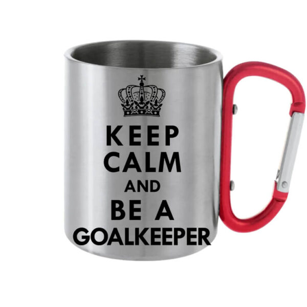 Keep calm goalkeeper - Karabineres bögre