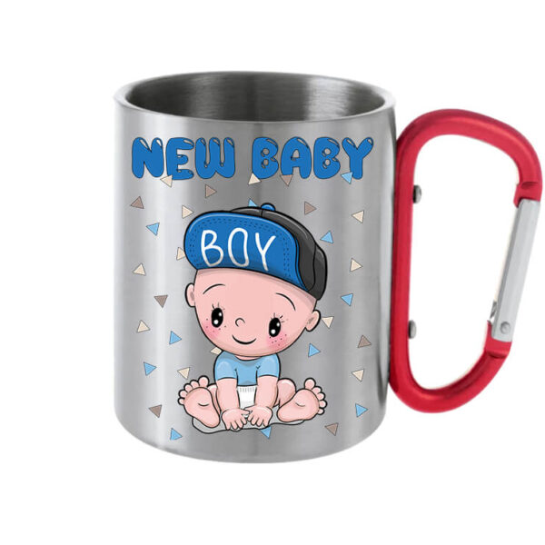 New baby boy - Karabineres bögre