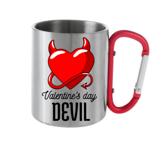 Valentine's day devil - Karabineres bögre
