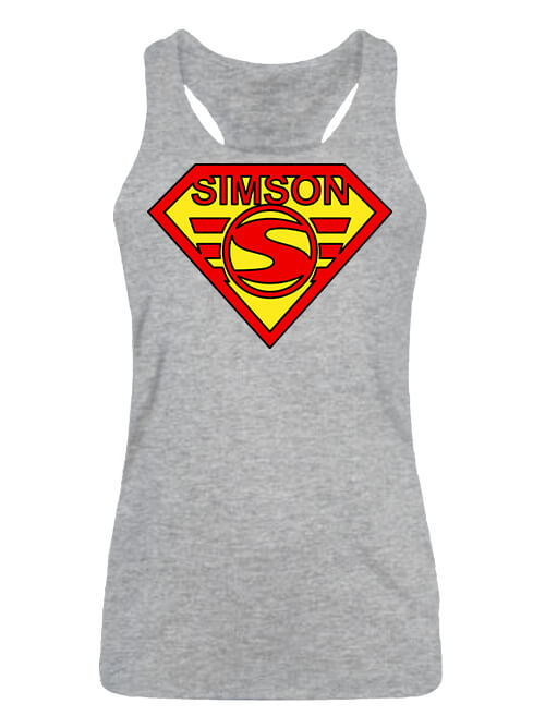 Super Simson – Női ujjatlan póló