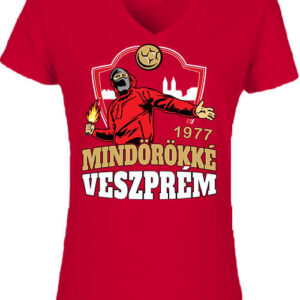 Mindörökké Veszprém – Női V nyakú póló