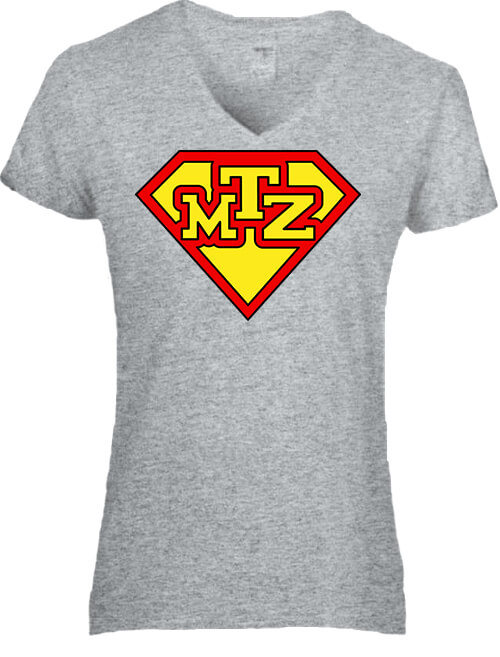 Super MTZ – Női V nyakú póló