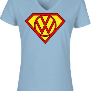 Super Volkswagen – Női V nyakú póló