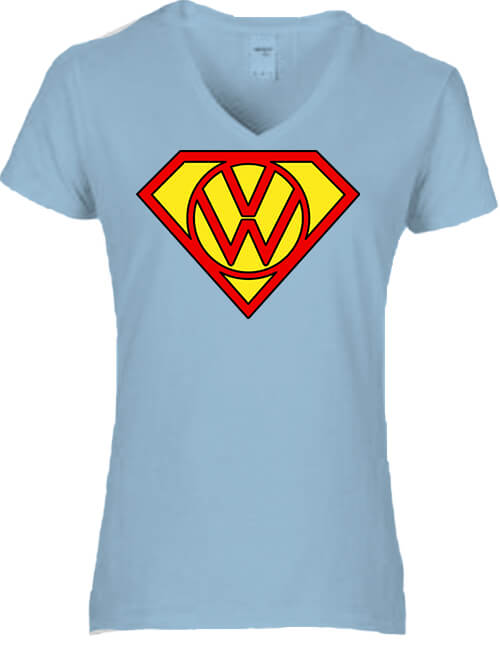 Super Volkswagen - Női V nyakú póló
