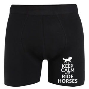 Keep calm and ride horses lovas – Férfi alsónadrág