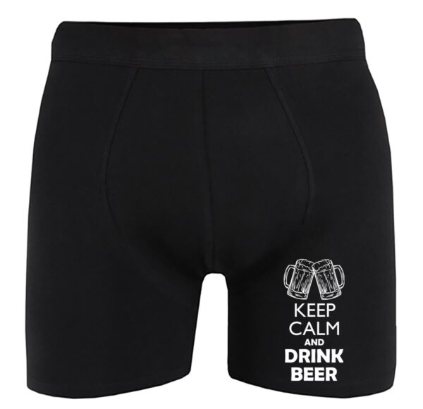 Keep calm beer sör - Férfi alsónadrág