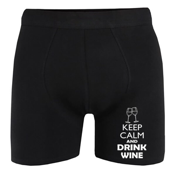 Keep calm bor - Férfi alsónadrág