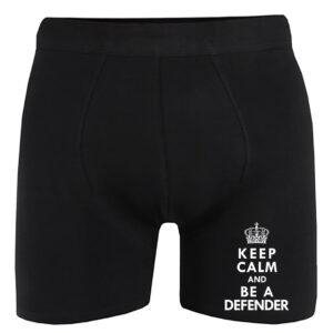 Keep calm defender – Férfi alsónadrág