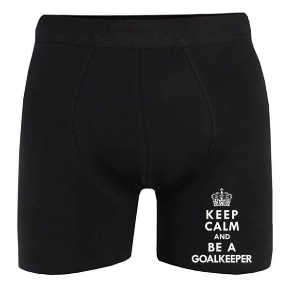 Keep calm goalkeeper - Férfi alsónadrág