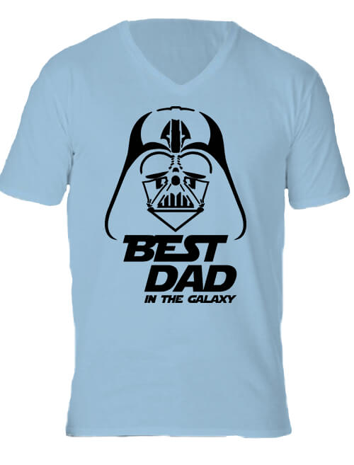 Best Dad in the Galaxy – Férfi V nyakú póló
