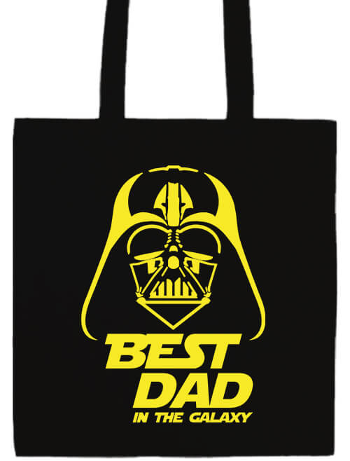 Best Dad in the Galaxy- Prémium hosszú fülű táska