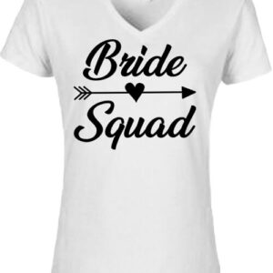 Bride Squad lánybúcsú – Női V nyakú póló