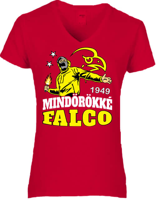 Mindörökké Falco – Női V nyakú póló