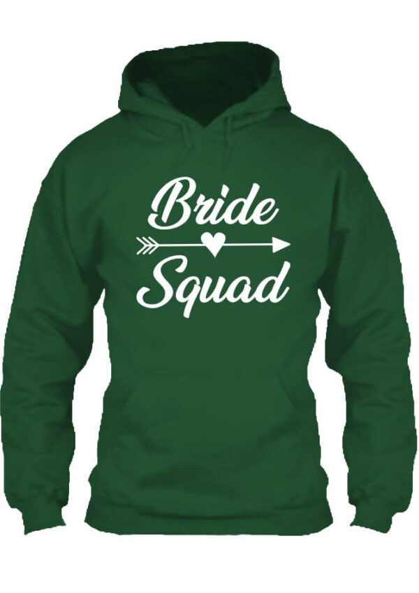 Bride Squad lánybúcsú - Unisex kapucnis pulóver