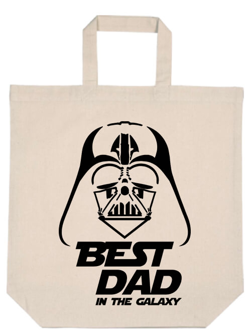 Best Dad in the Galaxy- Basic rövid fülű táska