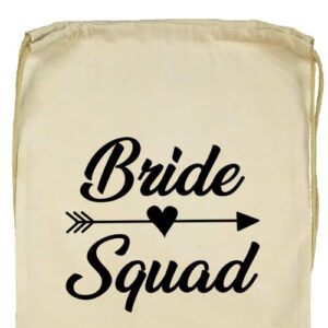 Bride Squad lánybúcsú- Basic tornazsák