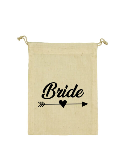 Bride lánybúcsú – Vászonzacskó közepes