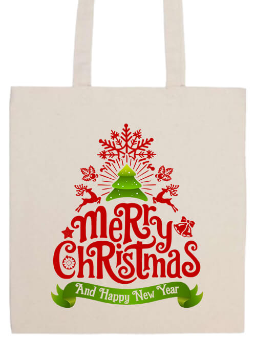 Merry Christmas- Prémium hosszú fülű táska